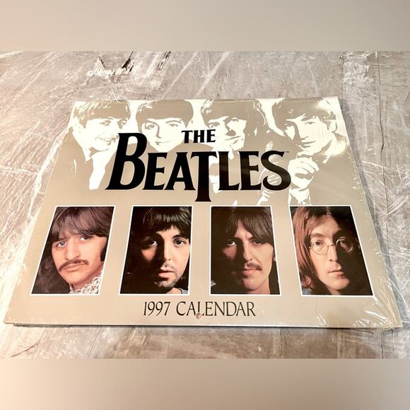 1997 Beatles calendar by Andrews and McCeel: Unopened - Picture 1 of 7